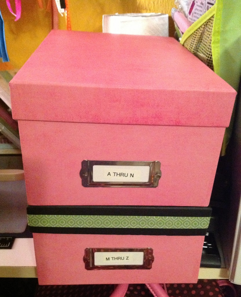 embossing folder storage