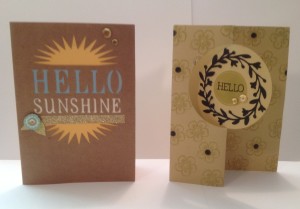 artfully sent card samples