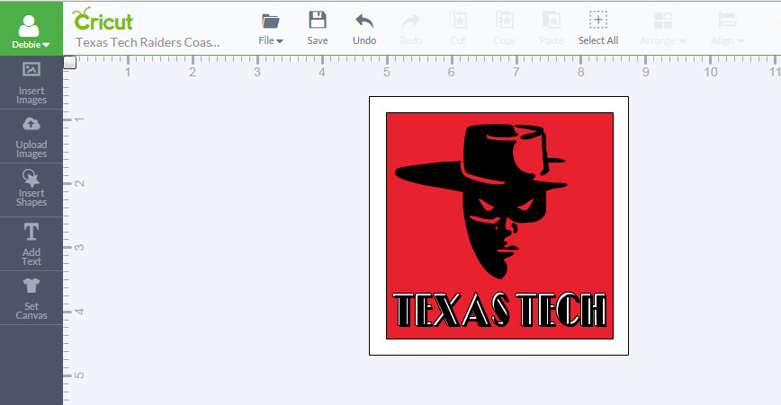 Texas Tech Coaster Image