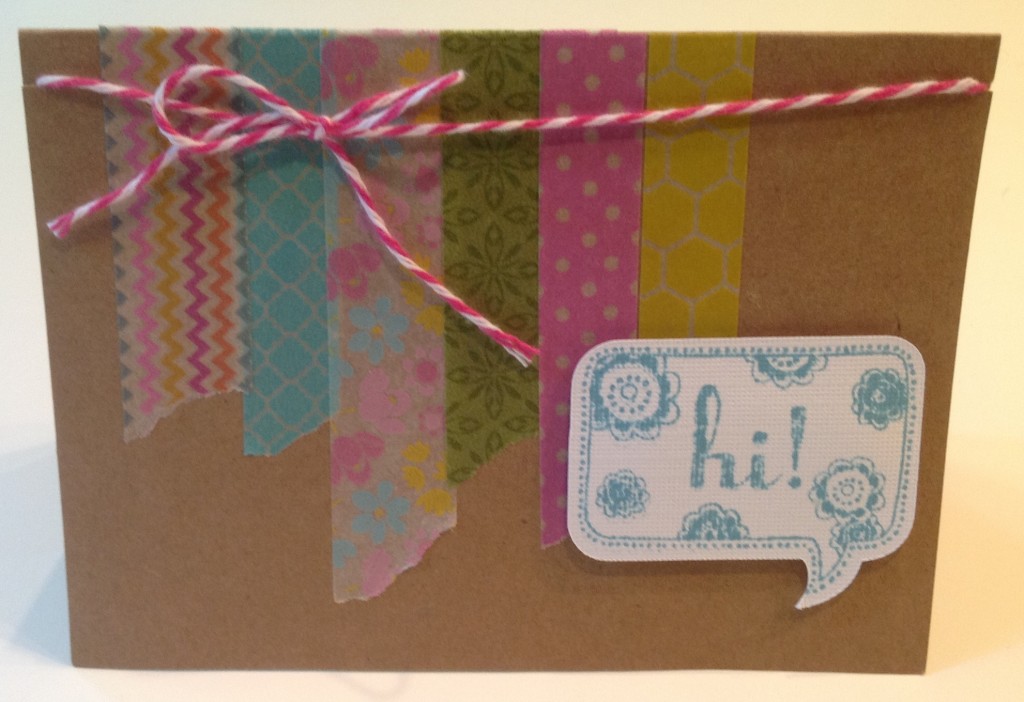 Washi Tape Card 1