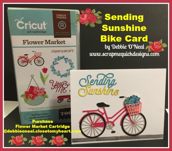Cricut Flower Market Sending Sunshine Card