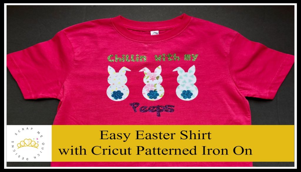 Easter Shirt with Cricut Patterned Iron On