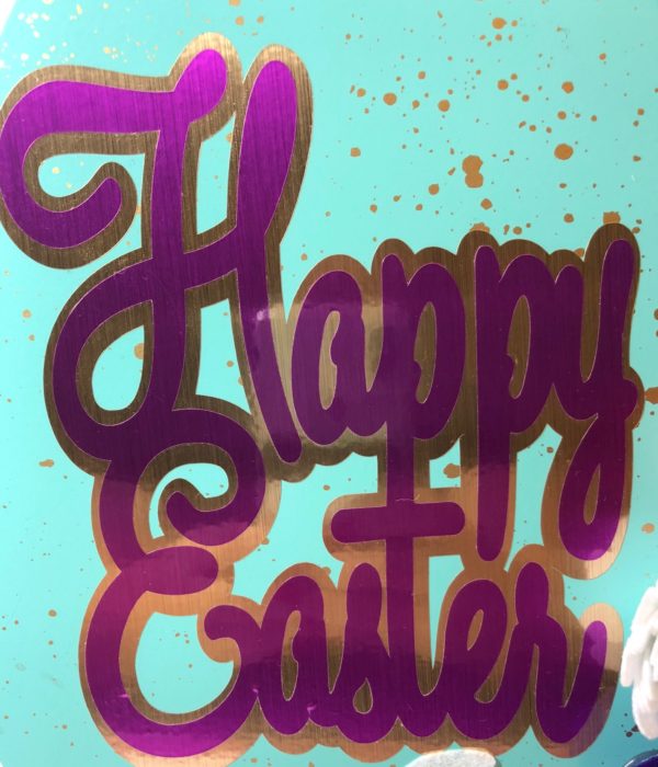 Happy Easter Adhesive Foil