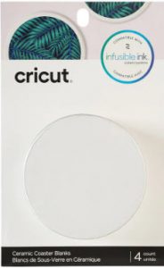 Crficut Infusible Ink Round Ceramic Coaster Blanks