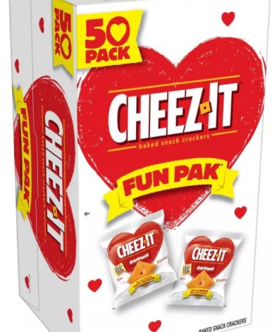 Cheez-It Valentine Fun Pack of Crackers