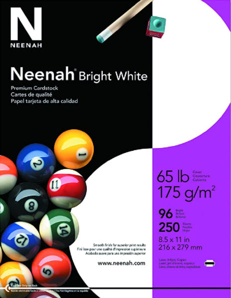 Neenah Bright White Cardstock image