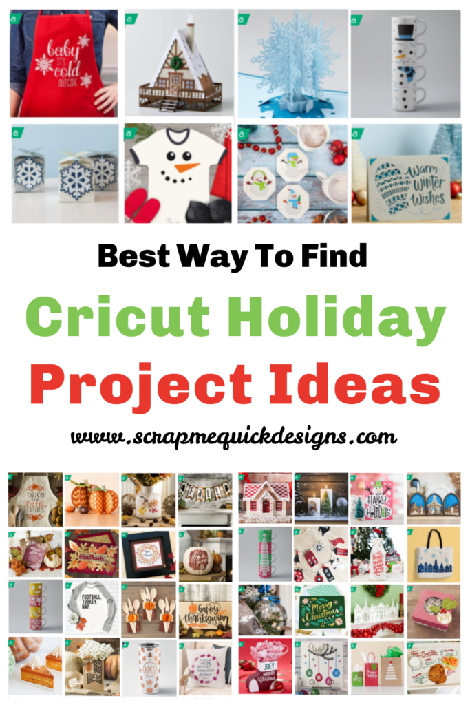 Cricut Holiday Project Ideas Pin Image