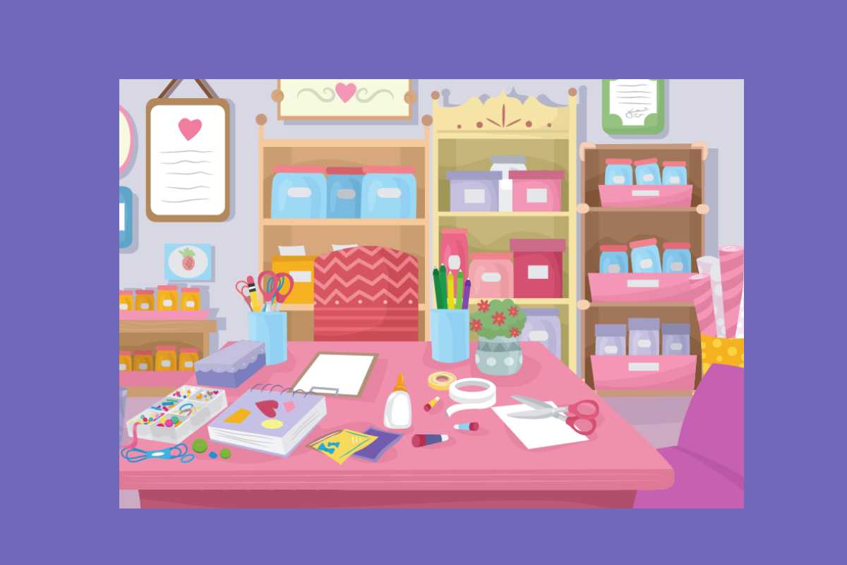 graphic of craftroom
